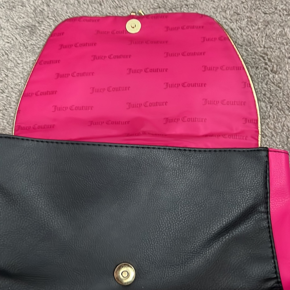 Juicy Couture Black and Pink Backpack - EUC - Picture 4 of 5